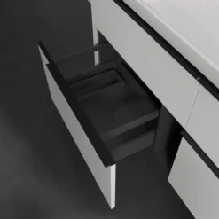 V&b subway 3.0 servantskap 127x57 brilliant white håndtak i volcano black