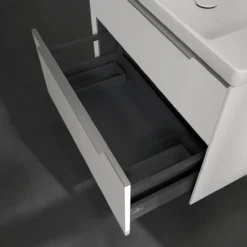 V&b subway 3.0 servantskap 77x57 brilliant white m/lys håndtak i krom