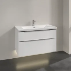 V&b subway 3.0 servantskap 97x57 brilliant white m/lys håndtak i krom