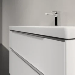 V&b subway 3.0 servantskap 97x57 brilliant white m/lys håndtak i krom