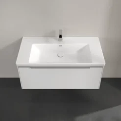 V&b subway 3.0 servantskap 97x42 brilliant white m/lys håndtak i krom