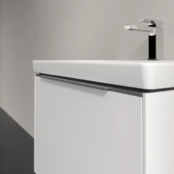 V&b subway 3.0 servantskap 66x42 brilliant white m/lys håndtak i krom