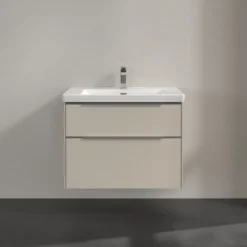 V&b subway 3.0 servantskap 77x57 cashmere grey håndtak i krom