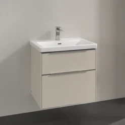 V&b subway 3.0 servantskap 62x57 cashmere grey håndtak i krom