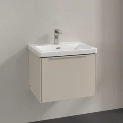 V&b subway 3.0 servantskap 57x42 cashmere grey håndtak i møbelets farge
