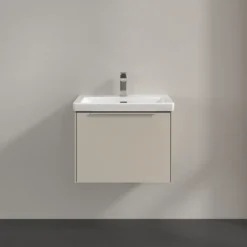 V&b subway 3.0 servantskap 57x42 cashmere grey håndtak i møbelets farge