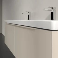 V&b subway 3.0 servantskap 127x42 cashmere grey håndtak i møbelets farge