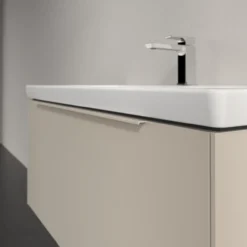 V&b subway 3.0 servantskap 97x42 cashmere grey håndtak i møbelets farge