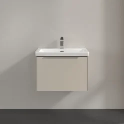 V&b subway 3.0 servantskap 66x42 cashmere grey håndtak i møbelets farge