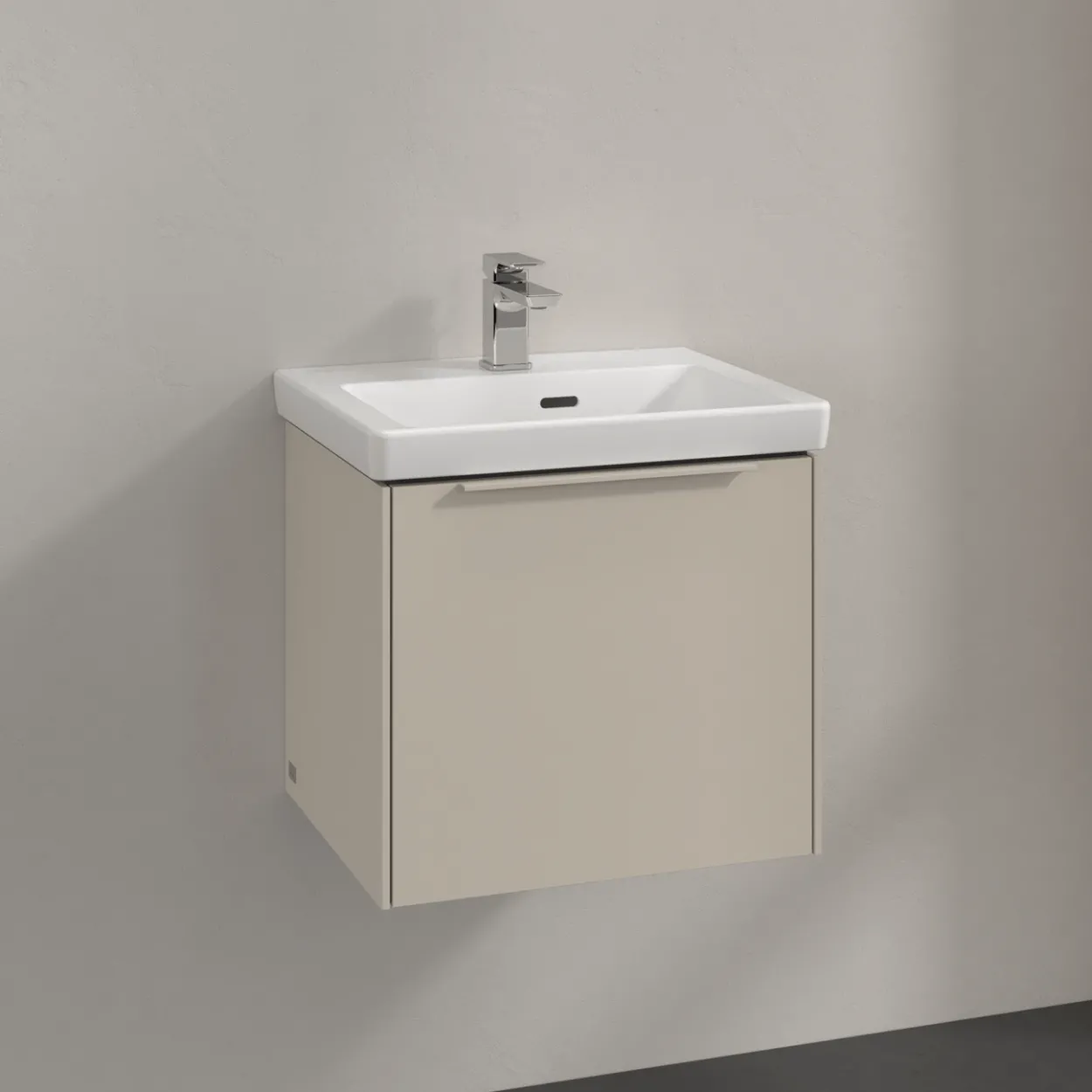 V&b subway 3.0 servantskap 47x42 cashmere grey håndtak i møbelets farge