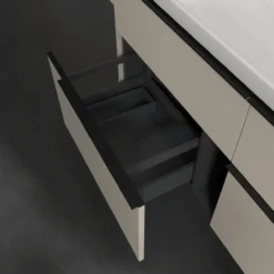 V&b subway 3.0 servantskap 127x57 cashmere grey håndtak i volcano black