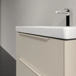 V&b subway 3.0 servantskap 62x57 cashmere grey m/lys håndtak i møbelets farge