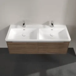 V&b subway 3.0 servantskap 127x42 f/dobbel servant arizona oak håndtak i krom