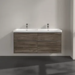 V&b subway 3.0 servantskap 127x57 f/dobbel servant stone oak håndtak i krom