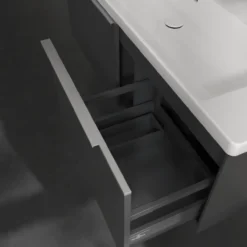 V&b subway 3.0 servantskap 127x42 graphite håndtak i krom