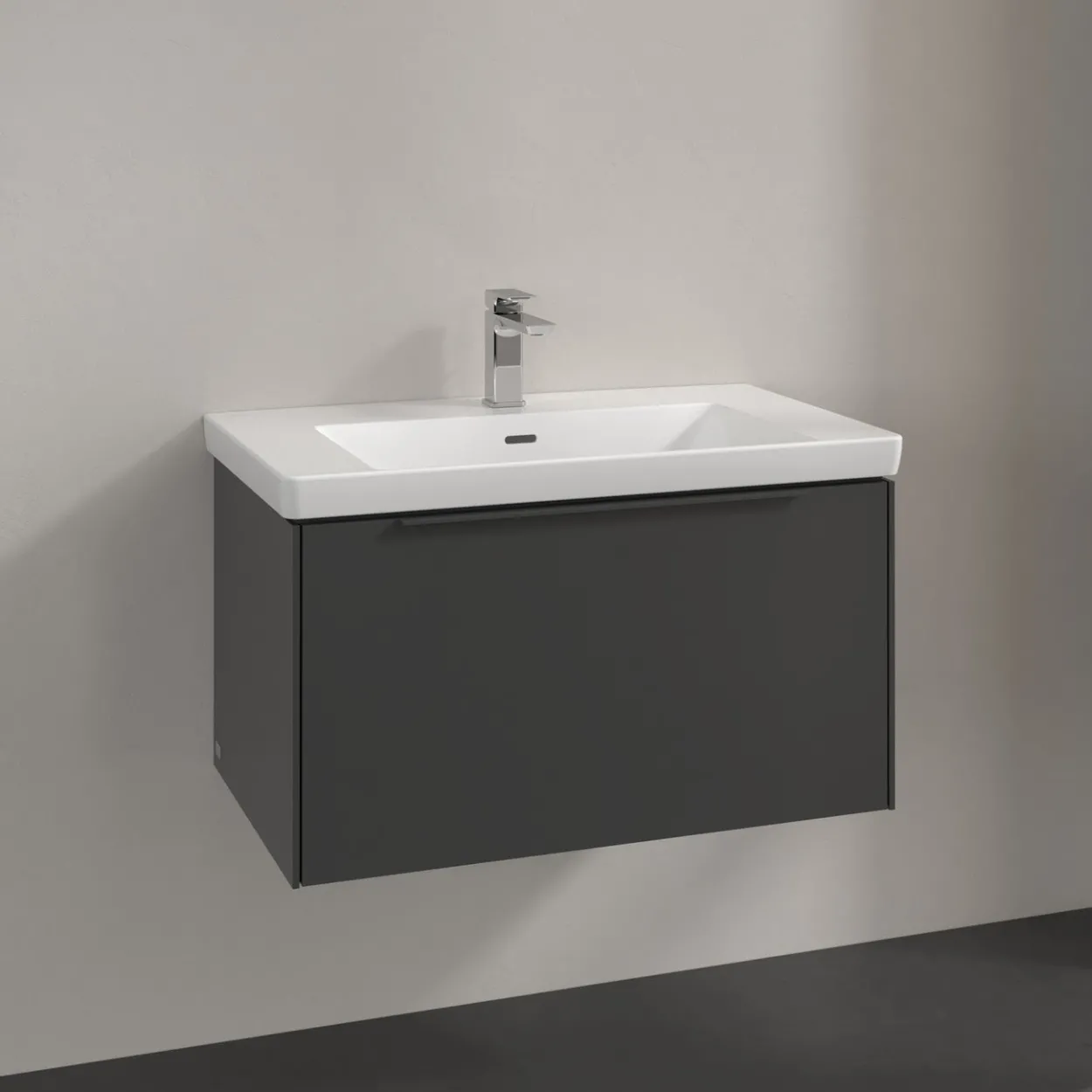 V&b subway 3.0 servantskap 77x42 graphite håndtak i møbelets farge