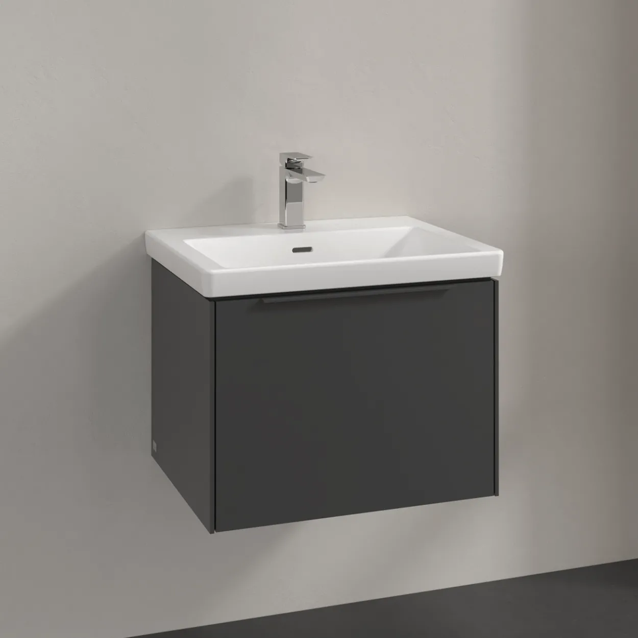 V&b subway 3.0 servantskap 57x42 graphite håndtak i møbelets farge