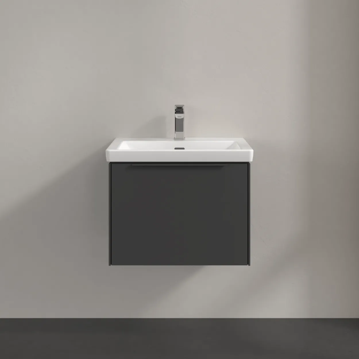 V&b subway 3.0 servantskap 57x42 graphite håndtak i møbelets farge