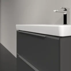 V&b subway 3.0 servantskap 57x47 graphite m/lys håndtak i krom