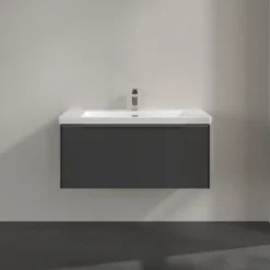 V&b subway 3.0 servantskap 97x42 graphite m/lys håndtak i krom