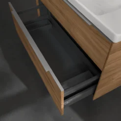 V&b subway 3.0 servantskap 127x57 graphite m/lys håndtak i møbelets farge