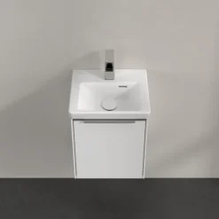 V&b subway 3.0 servantskap 35x42 høyre brilliant white håndtak i krom