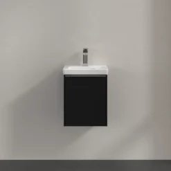V&b subway 3.0 servantskap 35x42 høyre volcano black håndtak i krom
