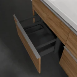 V&b subway 3.0 servantskap 127x57 kansas oak håndtak i krom