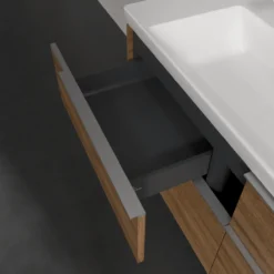 V&b subway 3.0 servantskap 127x57 kansas oak håndtak i krom