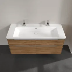 V&b subway 3.0 servantskap 127x57 kansas oak håndtak i krom