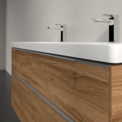 V&b subway 3.0 servantskap 127x57 kansas oak håndtak i krom