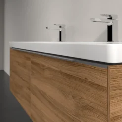V&b subway 3.0 servantskap 127x42 kansas oak håndtak i krom