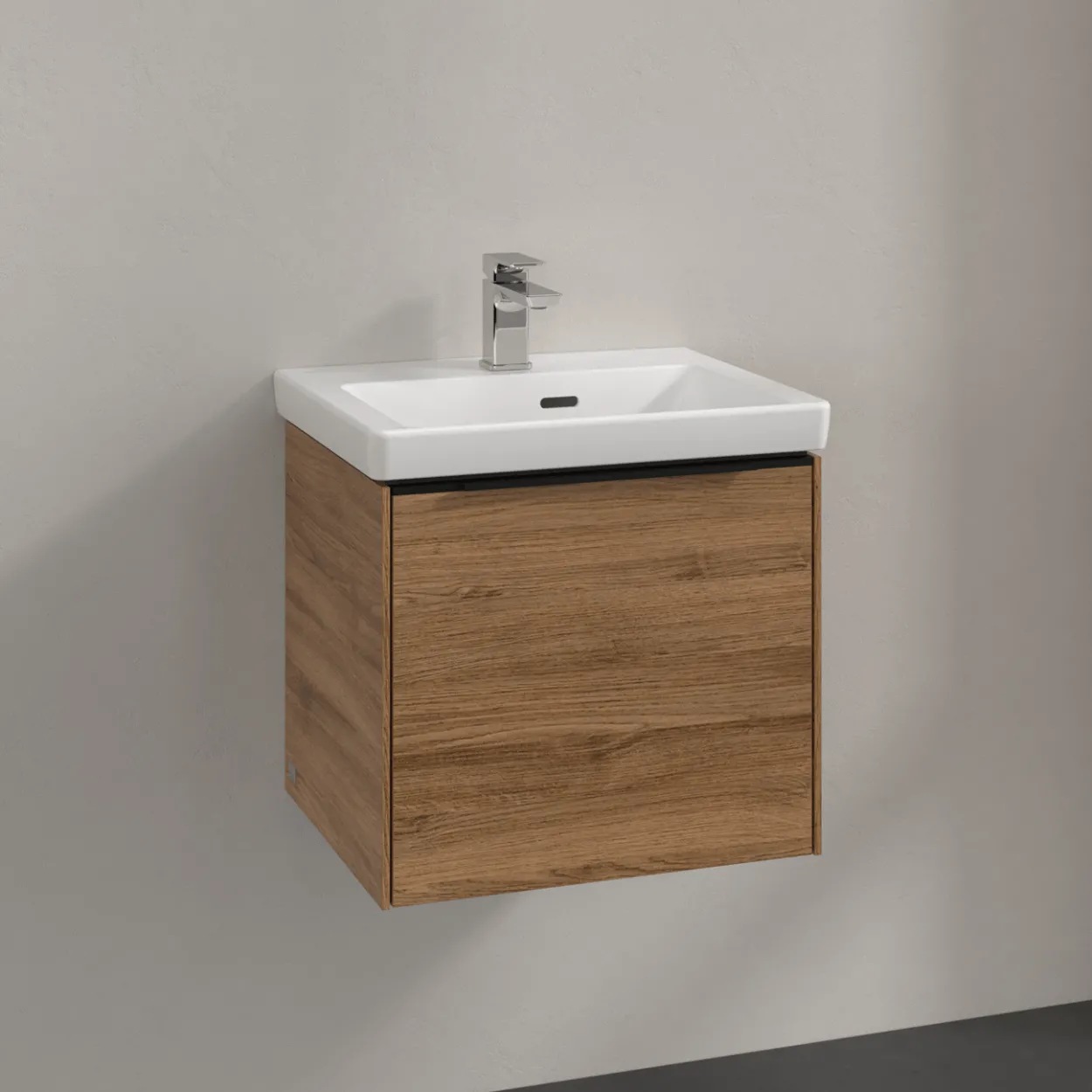 V&b subway 3.0 servantskap 47x42 kansas oak håndtak i volcano black