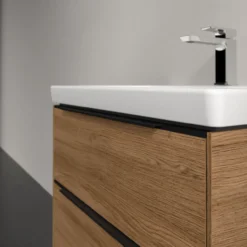 V&b subway 3.0 servantskap 62x57 kansas oak håndtak i volcano black
