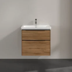 V&b subway 3.0 servantskap 62x57 kansas oak håndtak i volcano black