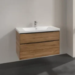 V&b subway 3.0 servantskap 97x57 kansas oak håndtak i volcano black