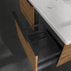 V&b subway 3.0 servantskap 127x42 kansas oak håndtak i volcano black