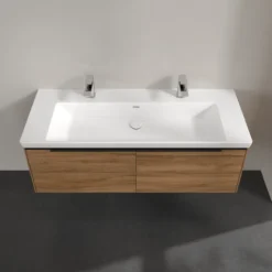 V&b subway 3.0 servantskap 127x42 kansas oak håndtak i volcano black