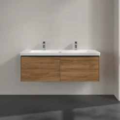 V&b subway 3.0 servantskap 127x42 kansas oak håndtak i volcano black