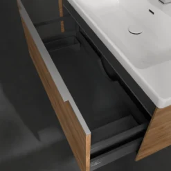V&b subway 3.0 servantskap 97x42 kansas oak m/lys håndtak i krom