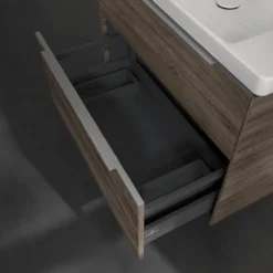 V&b subway 3.0 servantskap 77x57 kansas oak m/lys håndtak i krom