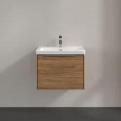 V&b subway 3.0 servantskap 57x42 kansas oak m/lys håndtak i krom