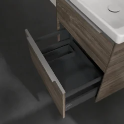 V&b subway 3.0 servantskap 57x47 kansas oak m/lys håndtak i krom