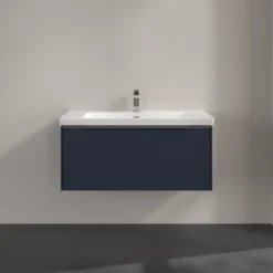 V&b subway 3.0 servantskap 97x42 marine blue håndtak i krom