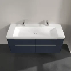 V&b subway 3.0 servantskap 127x57 marine blue håndtak i krom