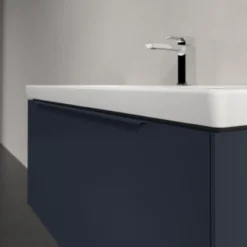V&b subway 3.0 servantskap 97x42 marine blue håndtak i møbelets farge