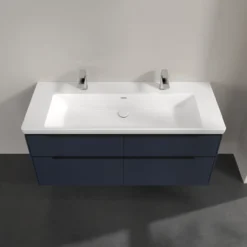 V&b subway 3.0 servantskap 127x57 marine blue håndtak i volcano black