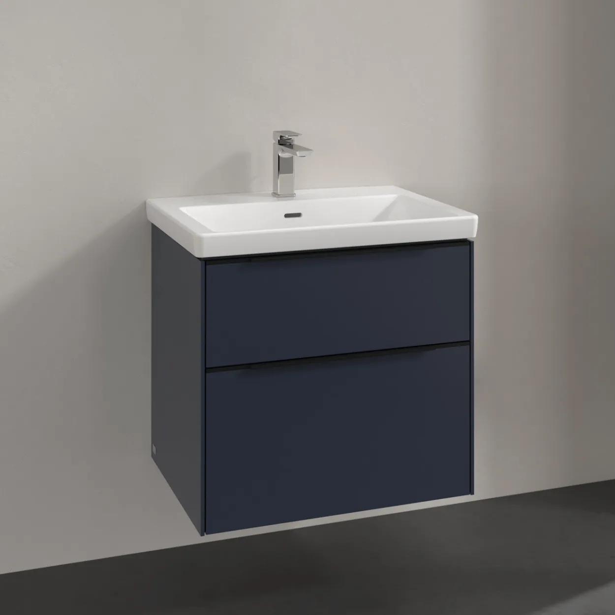 V&b subway 3.0 servantskap 62x57 marine blue håndtak i volcano black