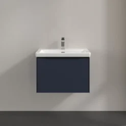 V&b subway 3.0 servantskap 66x42 marine blue håndtak i volcano black