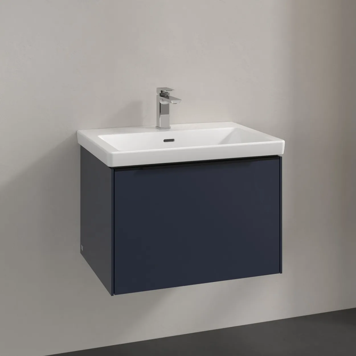 V&b subway 3.0 servantskap 66x42 marine blue håndtak i volcano black